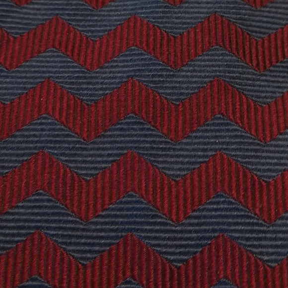 Villa Bugatti GeometricItalian Silk Neck Tie - Picture 5 of 8